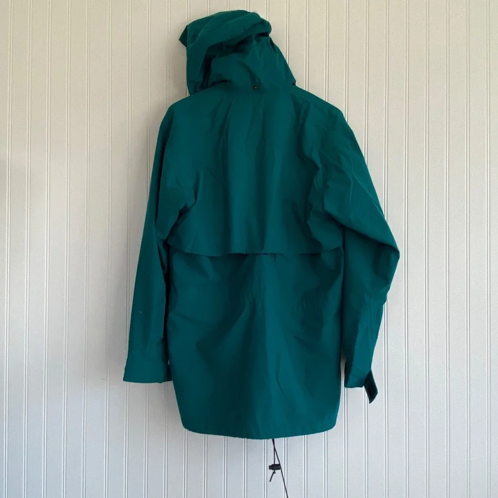 VTG Eddie Bauer Mens Lightweight Chore Jacket Size S Hooded Windbreaker Gore Tex